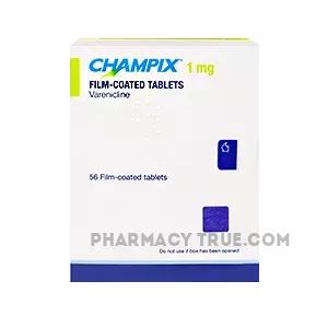 Package of Varenicline medication